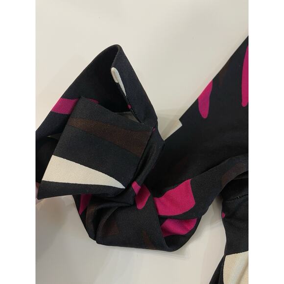 NWOT Diane von Furstenberg Silk Combo Wrap Dress size 6 $568 - Picture 5 of 5